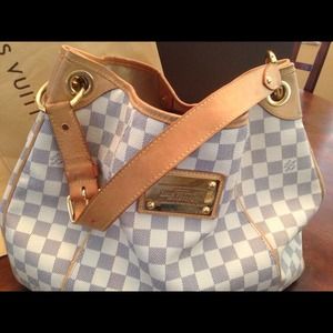 Authentic Louis Vuitton Galliera Damier Azur Pm