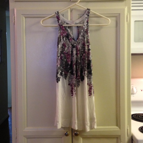 Purple and white summer tank!