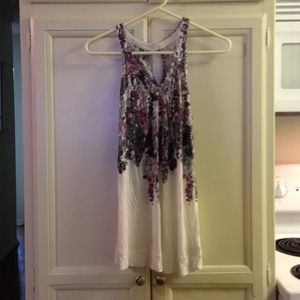 Purple and white summer tank!
