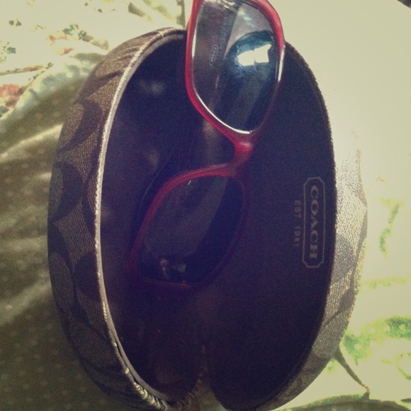 REAL coach sunglasses old school but not vintage, - Picture 1 of 2