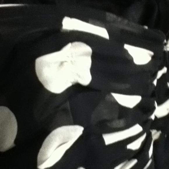 Reduced Pre-owned Ann Taylor Polka Dots Tube Dress - Picture 4 of 4