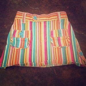 18m striped skirt