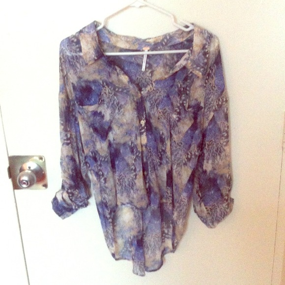 Boho Chic Free People Blouse