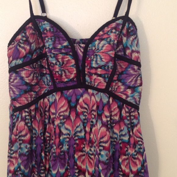 Flower patterned maxi dress - Picture 2 of 2