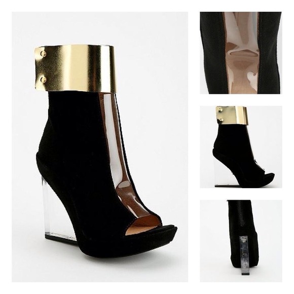 Jeffrey Campbell Shoe Metal Cuff in Black -