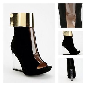 Jeffrey Campbell Shoe Metal Cuff in Black -