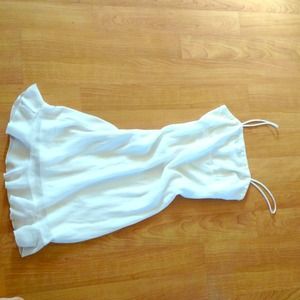 Dresses - White, semi-formal dress, knee length Dresses - White, semi-formal dress, knee length