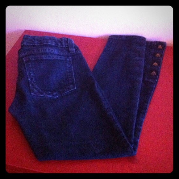 Premium skinny fit jeans with studded ankle detail