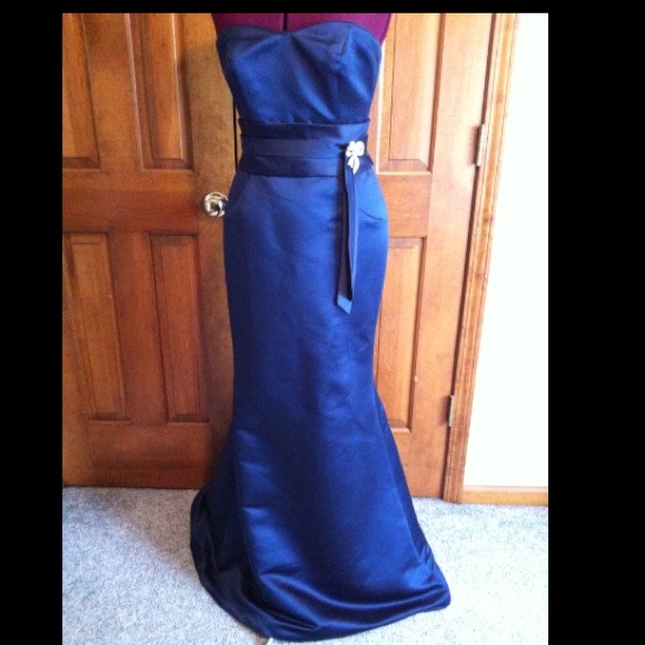 Priscilla of Boston Navy Blue Dress