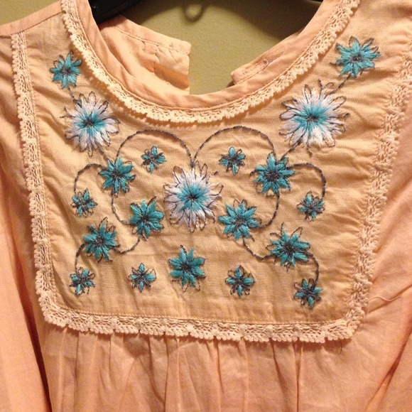 Nwt, Peach vintage dress by Soundgirl, size 0 - Picture 2 of 4