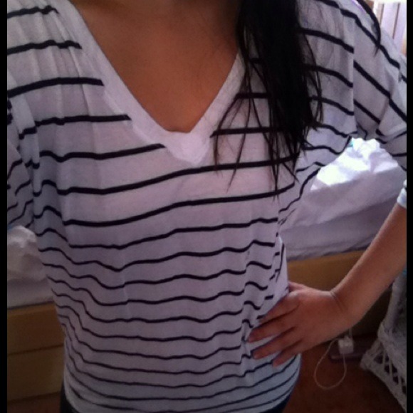 New express striped shirt