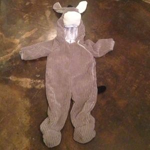 12-24m donkey bodysuit costume