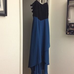 Hi low chiffon dress