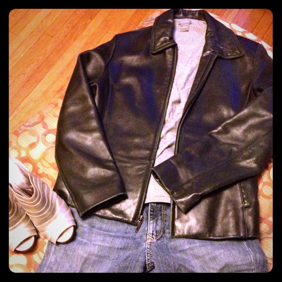 Nine West leather jacket