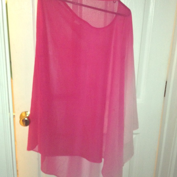 Ombré poncho