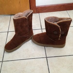 🌺Sold I Bundle🌺Nice Chocolate Brown Fur Boots