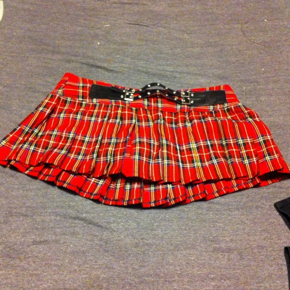 Size XL (fits like L) Royal Bones miniskirt