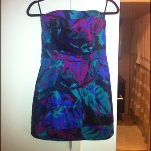 French Connection strapless mini