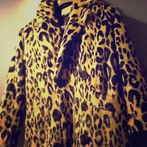 Leopard Print Coat