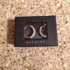 NEW💕💕Buckley "London" crystal hoop earrings!!💟