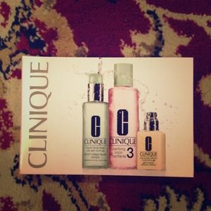 Clinique 3-step skincare sample