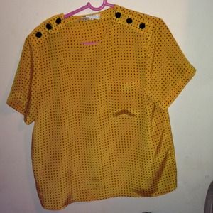 Polka dot blouse