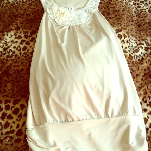 Off white dressy top