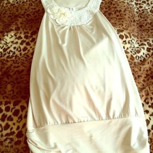 Off white dressy top