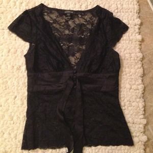 Beautiful Bebe black lace top