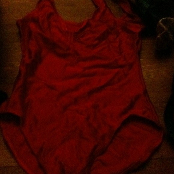Red body suit