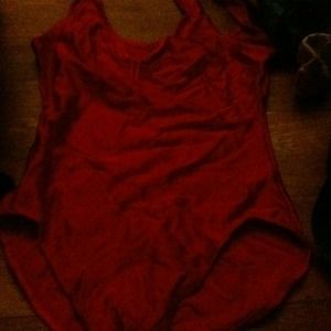 Red body suit