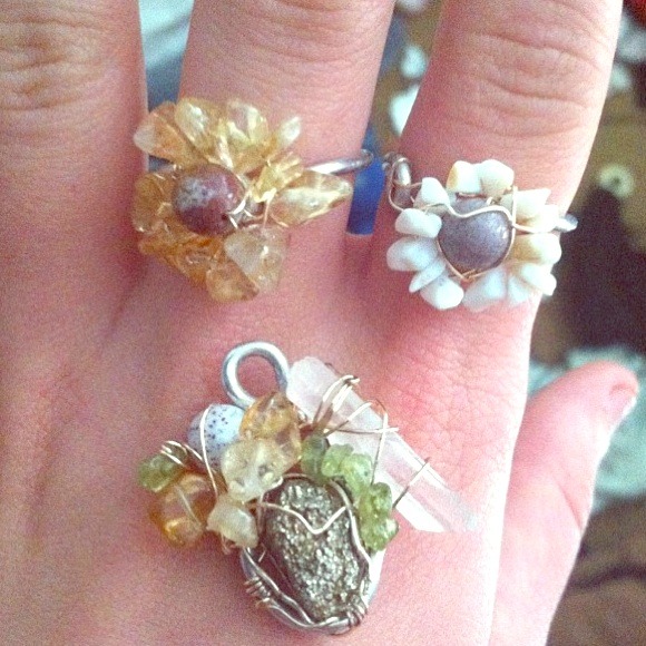 Wire wrap necklaces, bracelets, rings, etc. - Picture 1 of 1