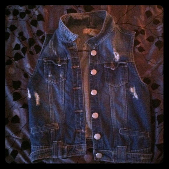 Denim vest