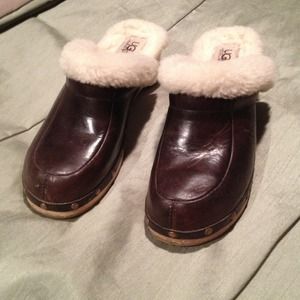 UGG brown clogs