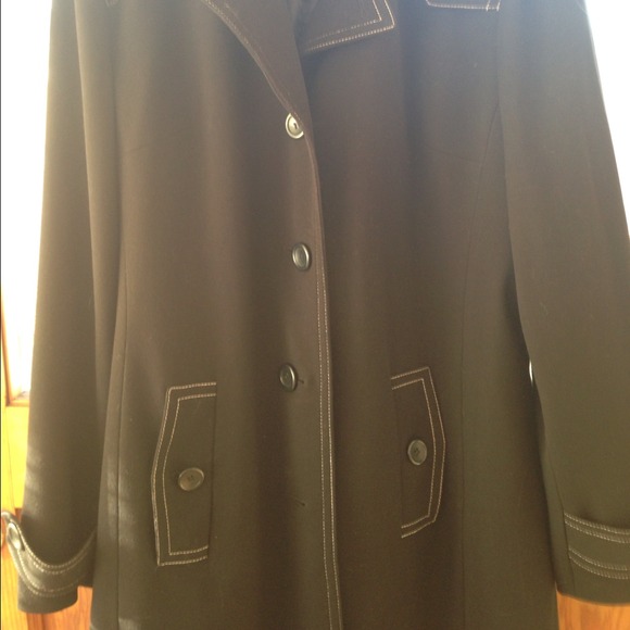 Black trenchcoat