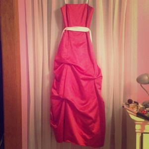Pink bridesmaid dress