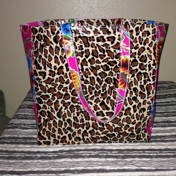 Handbags - Consuela Inspired tote!! Leopard floral print