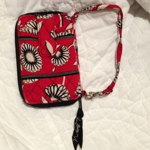 Vera Bradley wristlet wallet & cell phone holder