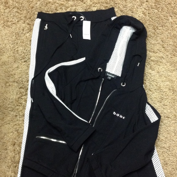 Bebe sweat pant suit
