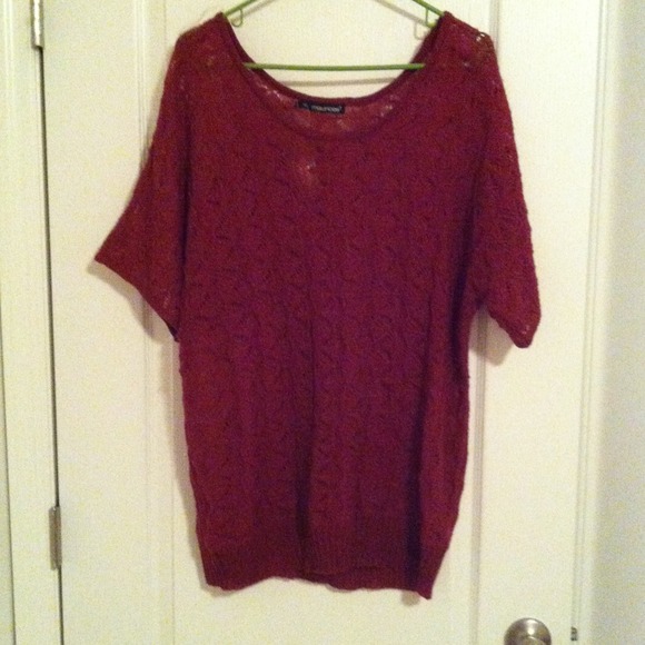 NLA Plus size Maurices sheer sweater