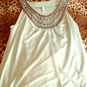 Baby blue spandex loose fitted top