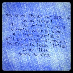 Welcome to my closet.