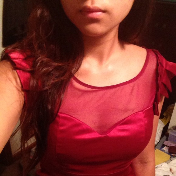 Red Sweetheart Dress - Picture 2 of 4