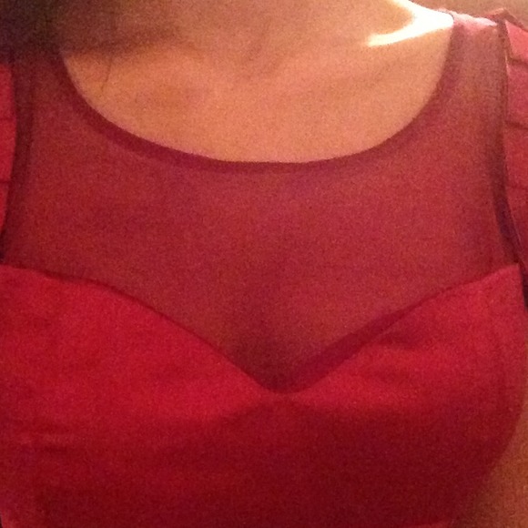 Red Sweetheart Dress - Picture 3 of 4