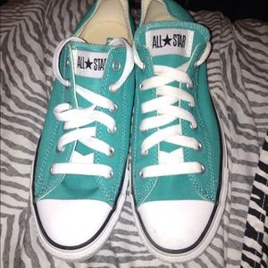Turquoise converse