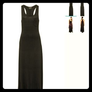 Racerback maxi dress - grey