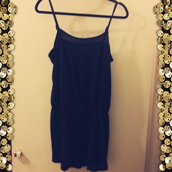 Black playsuit romper