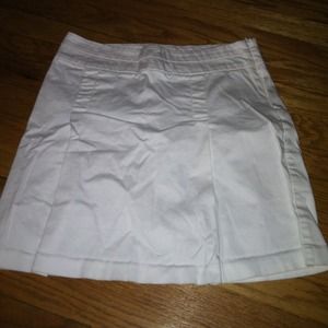 White golf skirt