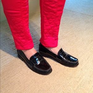 Cole Haan patent leather loafers