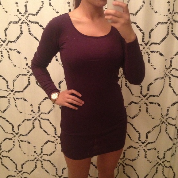 H&M Dresses & Skirts - 💜🍇Purple Long Sleeve Dress